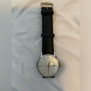 Bulova leather strap watch